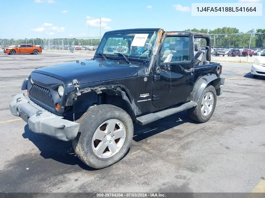 1J4FA54188L541664 2008 Jeep Wrangler Sahara