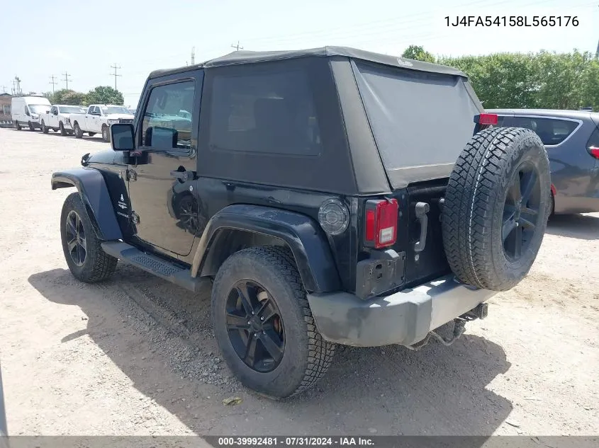 1J4FA54158L565176 2008 Jeep Wrangler Sahara