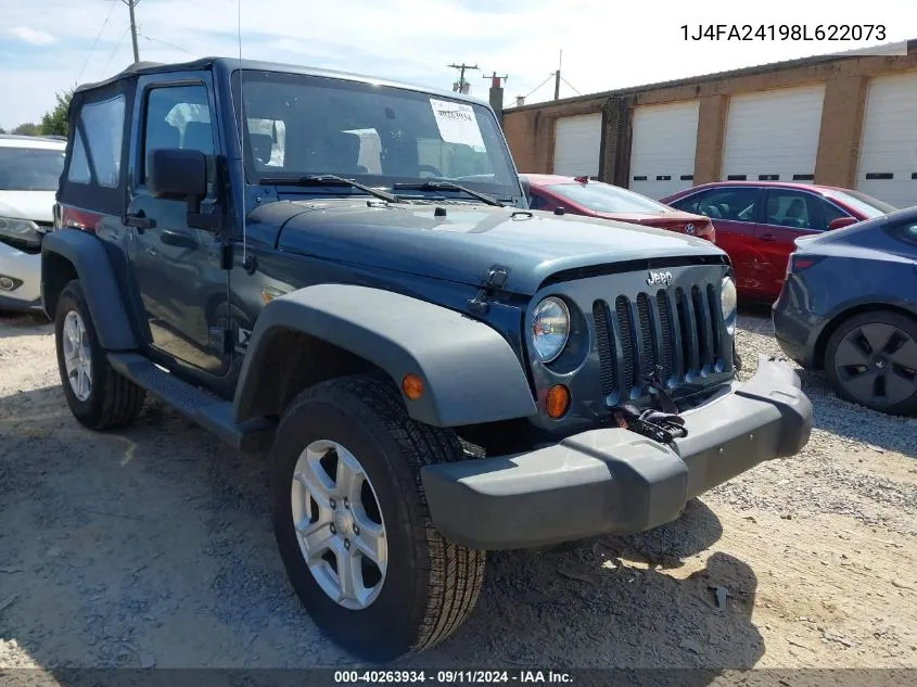 2008 Jeep Wrangler X VIN: 1J4FA24198L622073 Lot: 40263934