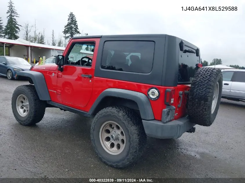 1J4GA641X8L529588 2008 Jeep Wrangler Rubicon