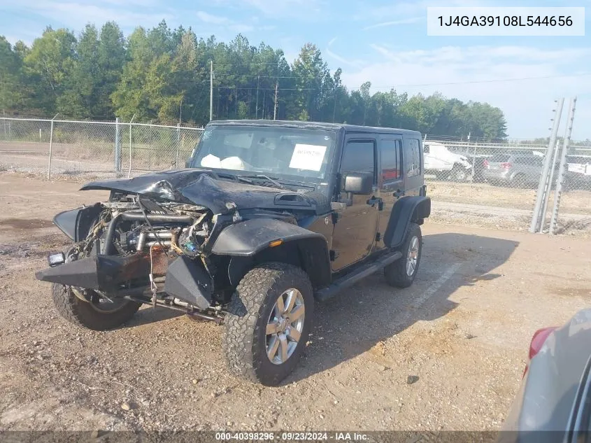 2008 Jeep Wrangler Unlimited X VIN: 1J4GA39108L544656 Lot: 40398296