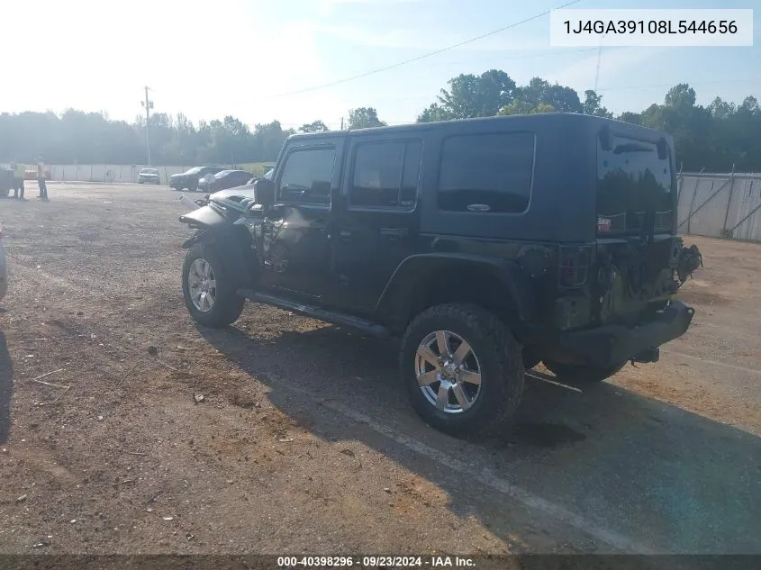 2008 Jeep Wrangler Unlimited X VIN: 1J4GA39108L544656 Lot: 40398296