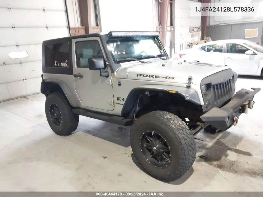 2008 Jeep Wrangler X VIN: 1J4FA24128L578336 Lot: 40444178