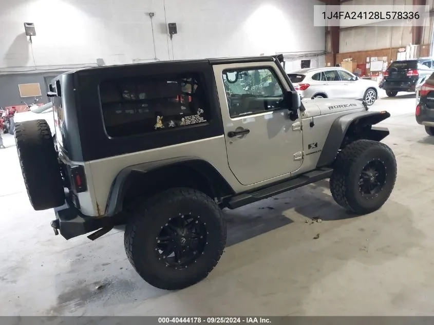 1J4FA24128L578336 2008 Jeep Wrangler X