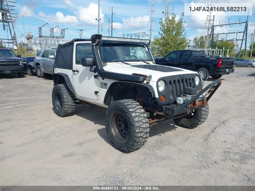 1J4FA24168L582213 2008 Jeep Wrangler X