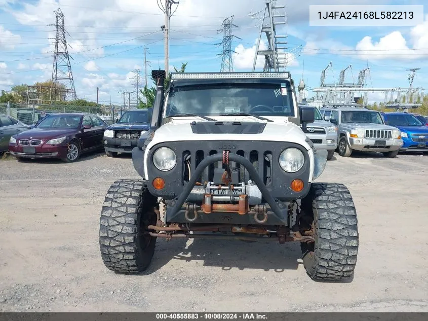 2008 Jeep Wrangler X VIN: 1J4FA24168L582213 Lot: 40555883