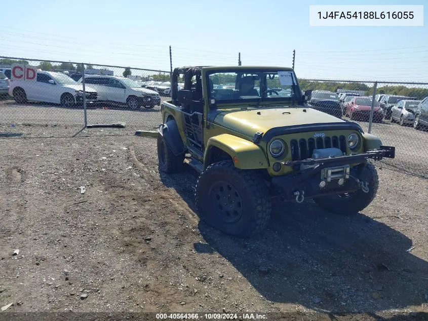 2008 Jeep Wrangler Sahara VIN: 1J4FA54188L616055 Lot: 40564366