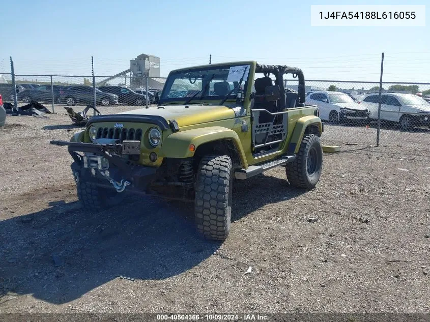 2008 Jeep Wrangler Sahara VIN: 1J4FA54188L616055 Lot: 40564366