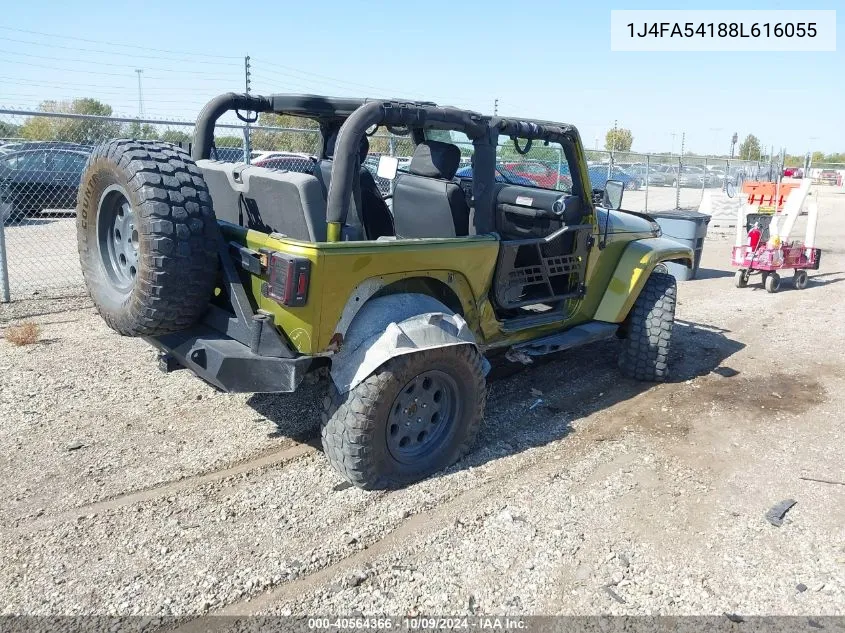 2008 Jeep Wrangler Sahara VIN: 1J4FA54188L616055 Lot: 40564366