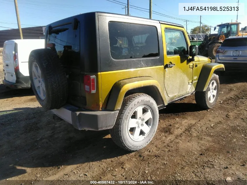 1J4FA54198L525313 2008 Jeep Wrangler Sahara