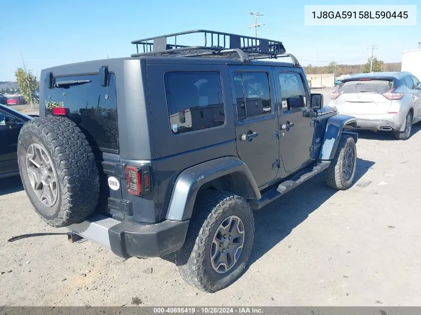 2008 Jeep Wrangler Unlimited Sahara VIN: 1J8GA59158L590445 Lot: 40695419