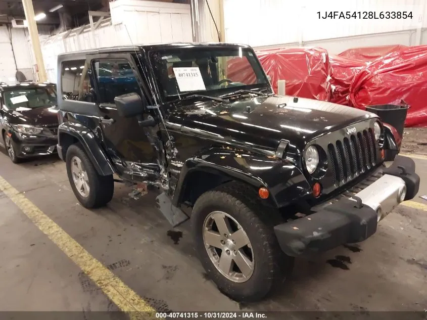 2008 Jeep Wrangler Sahara VIN: 1J4FA54128L633854 Lot: 40741315