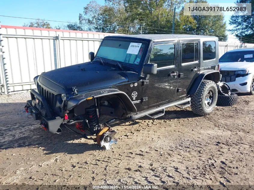 1J4GA39178L652983 2008 Jeep Wrangler Unlimited X