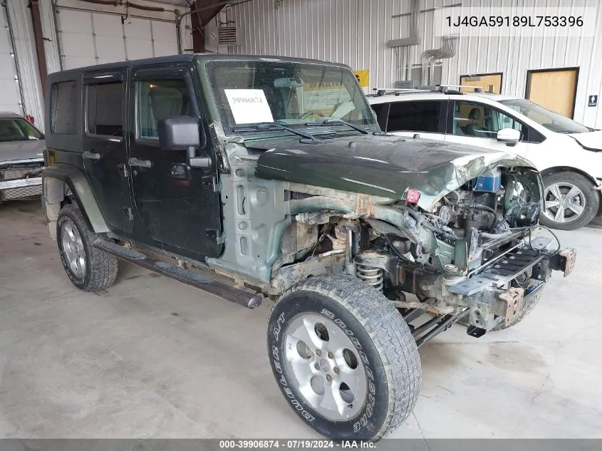 1J4GA59189L753396 2009 Jeep Wrangler Unlimited Sahara