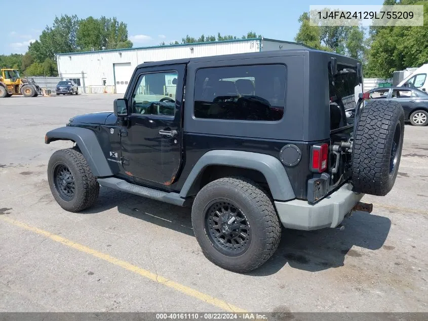 2009 Jeep Wrangler X VIN: 1J4FA24129L755209 Lot: 40161110