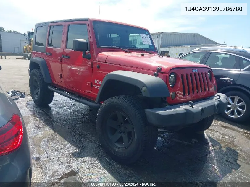 1J4GA39139L786780 2009 Jeep Wrangler Unlimited X