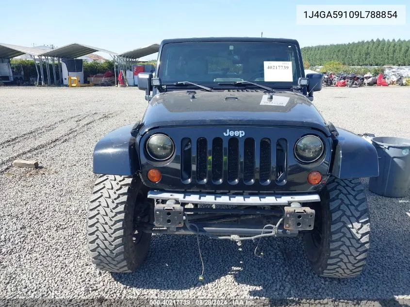 2009 Jeep Wrangler Unlimited Sahara VIN: 1J4GA59109L788854 Lot: 40217739