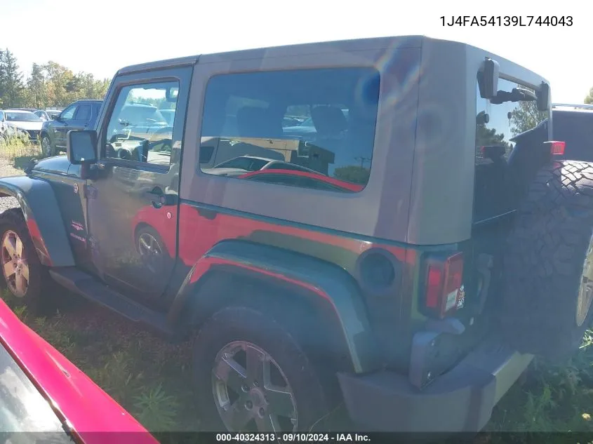 1J4FA54139L744043 2009 Jeep Wrangler Sahara