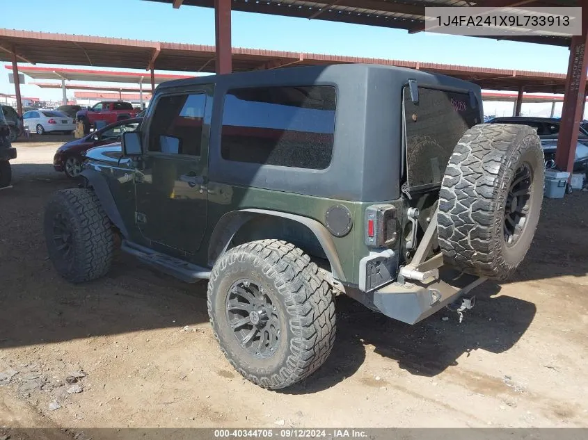 2009 Jeep Wrangler X VIN: 1J4FA241X9L733913 Lot: 40344705