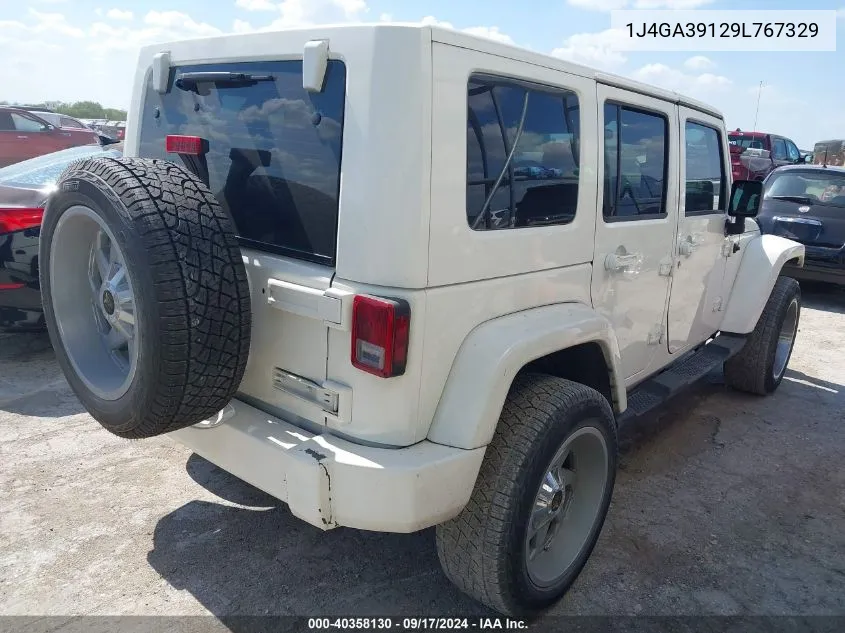 1J4GA39129L767329 2009 Jeep Wrangler Unlimited X