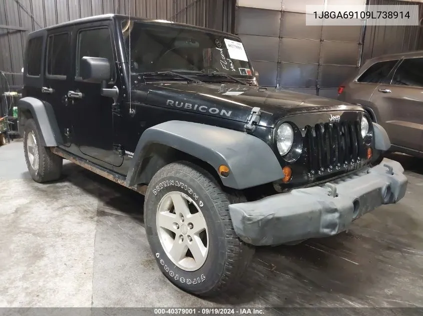 2009 Jeep Wrangler Unlimited Rubicon VIN: 1J8GA69109L738914 Lot: 40379001