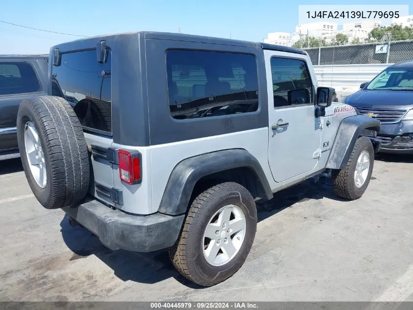 2009 Jeep Wrangler X VIN: 1J4FA24139L779695 Lot: 40445979