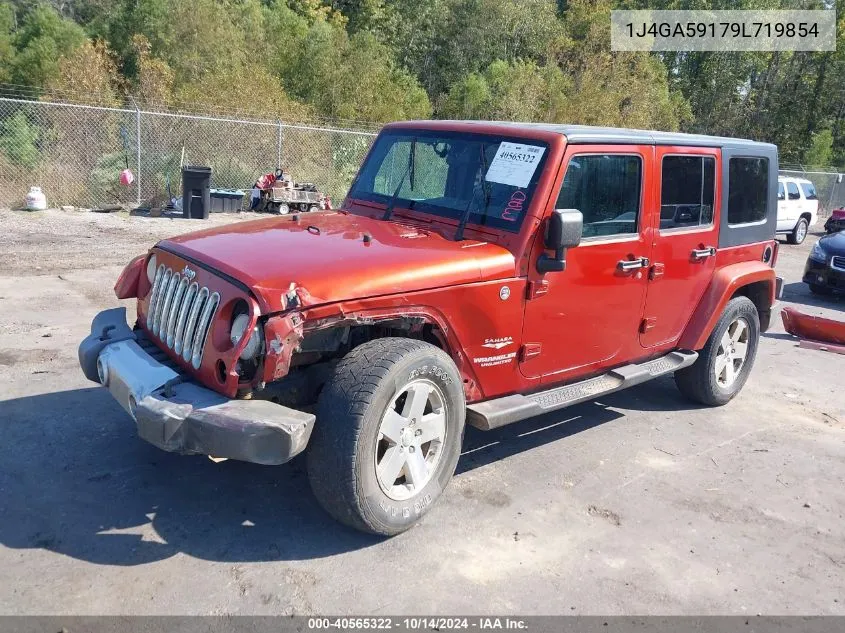 2009 Jeep Wrangler Unlimited Sahara VIN: 1J4GA59179L719854 Lot: 40565322