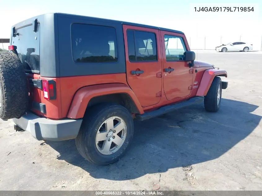 2009 Jeep Wrangler Unlimited Sahara VIN: 1J4GA59179L719854 Lot: 40565322