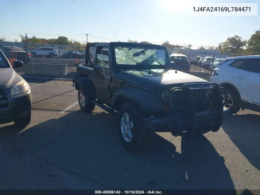 2009 Jeep Wrangler X VIN: 1J4FA24169L784471 Lot: 40596142