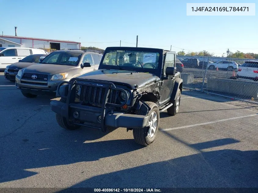 2009 Jeep Wrangler X VIN: 1J4FA24169L784471 Lot: 40596142