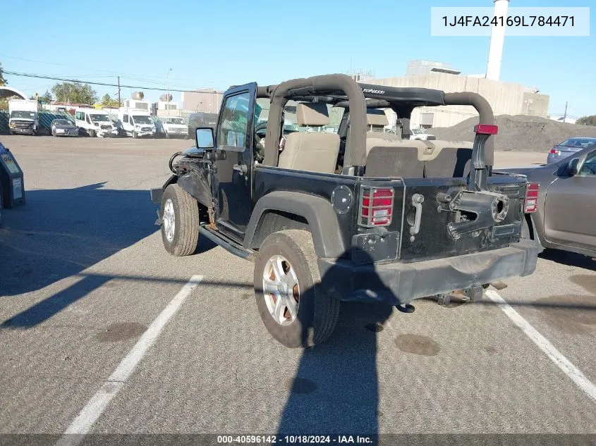 2009 Jeep Wrangler X VIN: 1J4FA24169L784471 Lot: 40596142