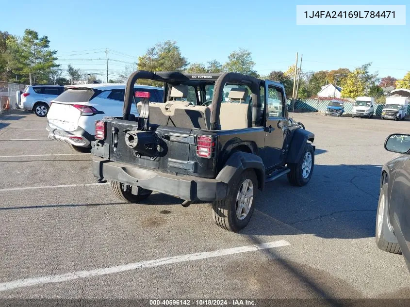 2009 Jeep Wrangler X VIN: 1J4FA24169L784471 Lot: 40596142