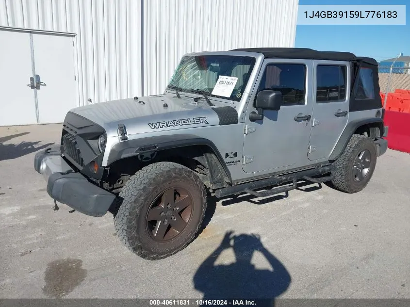 2009 Jeep Wrangler Unlimited X VIN: 1J4GB39159L776183 Lot: 40611831