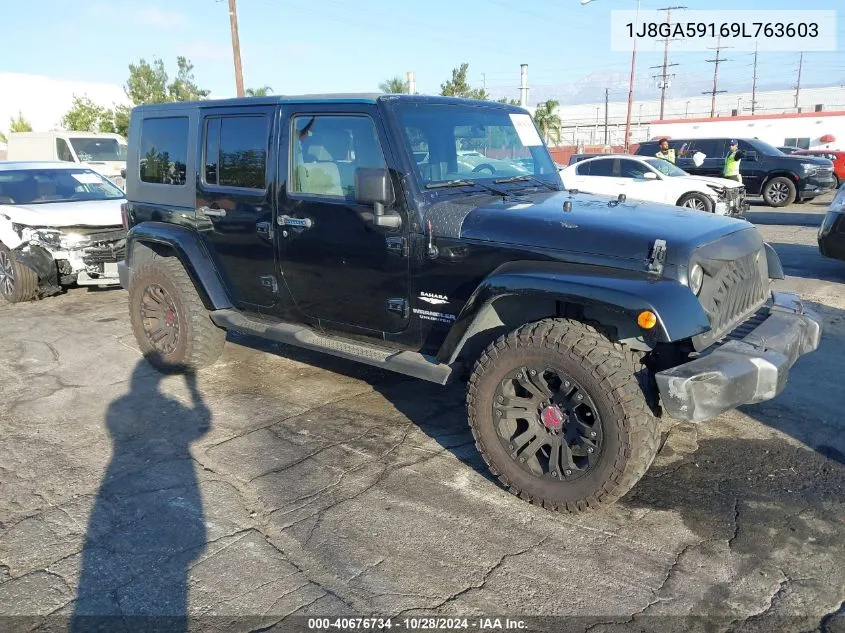 2009 Jeep Wrangler Unlimited Sahara VIN: 1J8GA59169L763603 Lot: 40676734