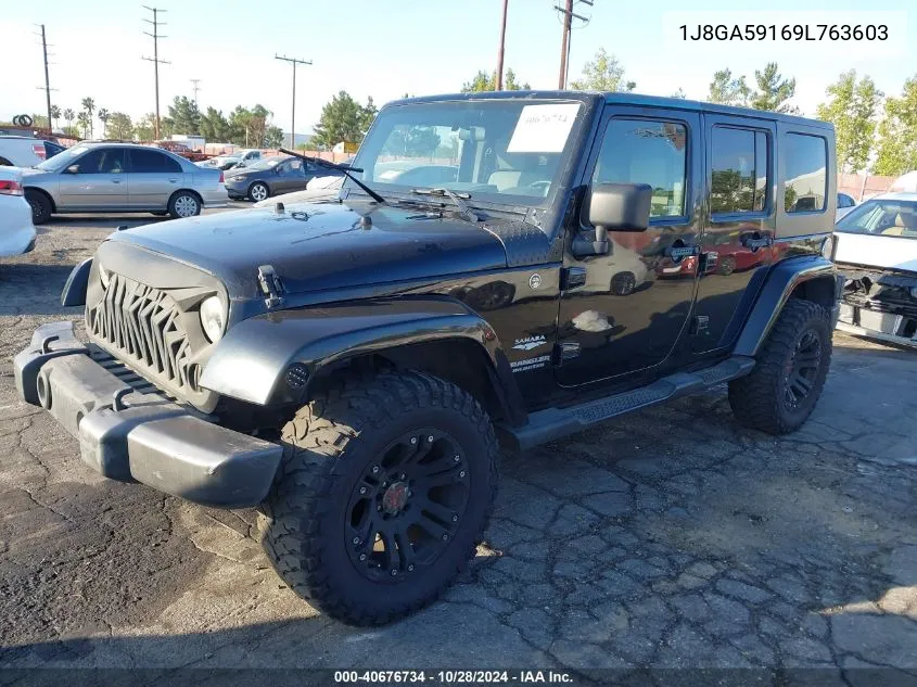 2009 Jeep Wrangler Unlimited Sahara VIN: 1J8GA59169L763603 Lot: 40676734