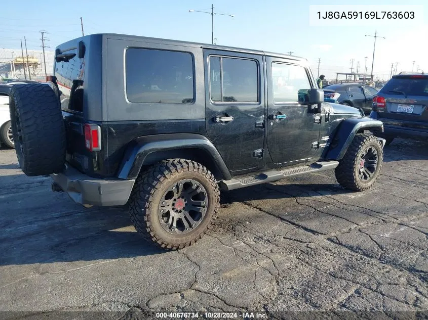 2009 Jeep Wrangler Unlimited Sahara VIN: 1J8GA59169L763603 Lot: 40676734