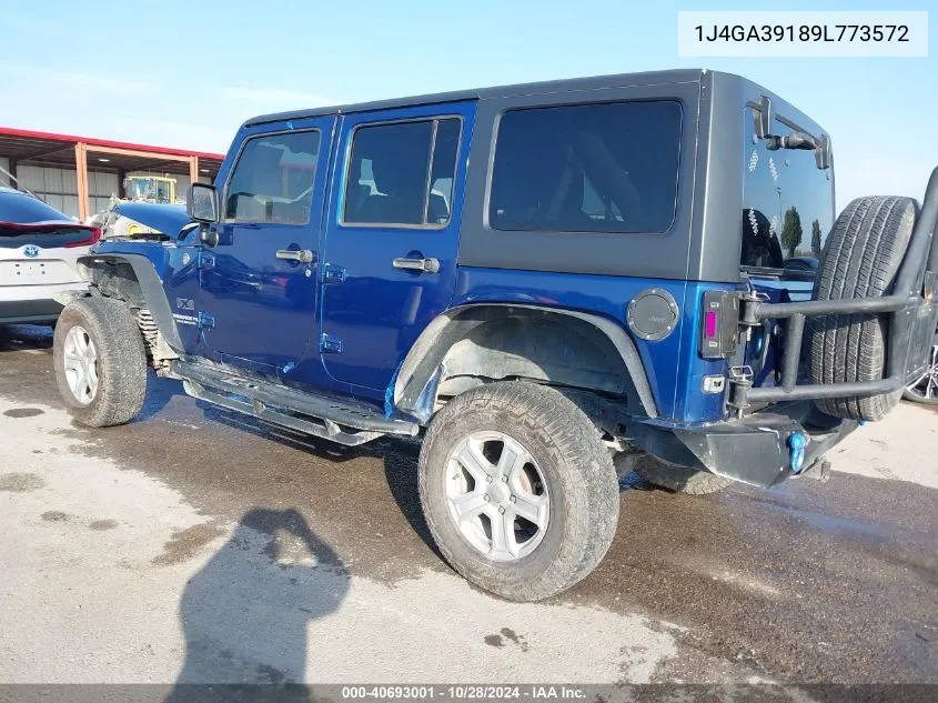 2009 Jeep Wrangler Unlimited X VIN: 1J4GA39189L773572 Lot: 40693001