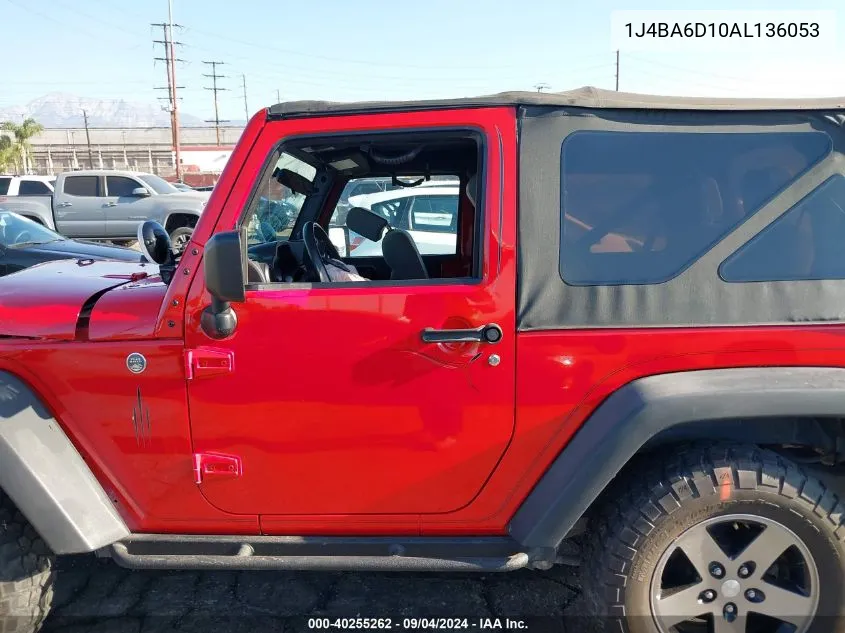 1J4BA6D10AL136053 2010 Jeep Wrangler Rubicon