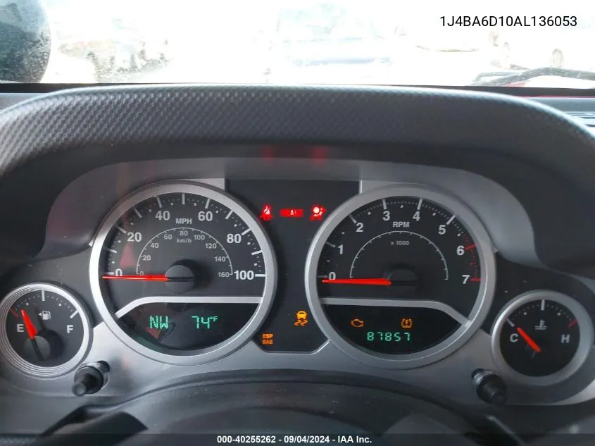 1J4BA6D10AL136053 2010 Jeep Wrangler Rubicon