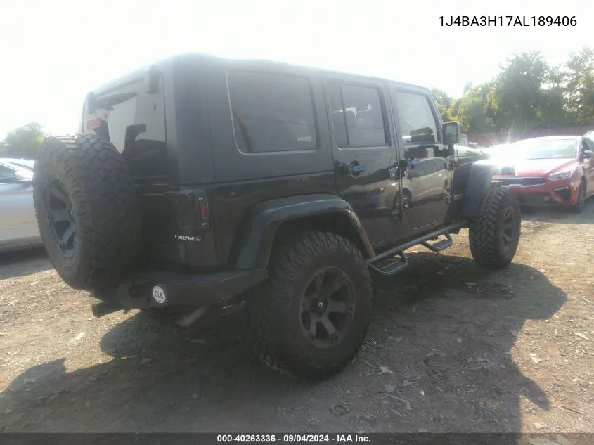 1J4BA3H17AL189406 2010 Jeep Wrangler Unlimited Sport