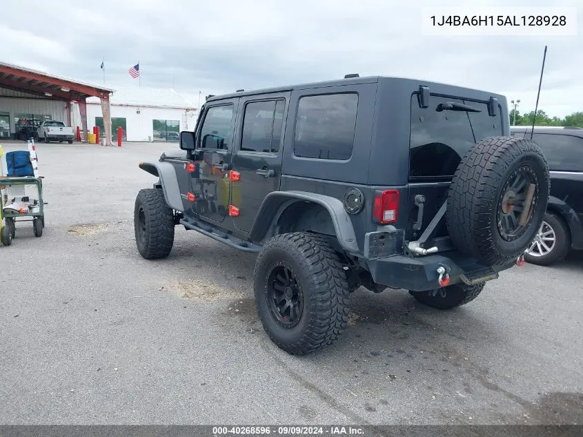 2010 Jeep Wrangler Unlimited Rubicon VIN: 1J4BA6H15AL128928 Lot: 40268596