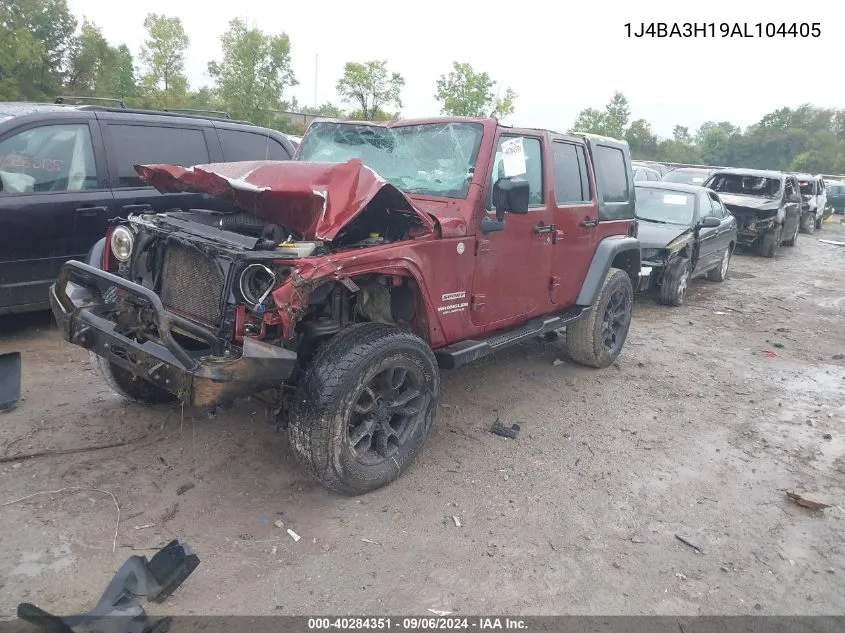 2010 Jeep Wrangler Unlimited Sport VIN: 1J4BA3H19AL104405 Lot: 40284351