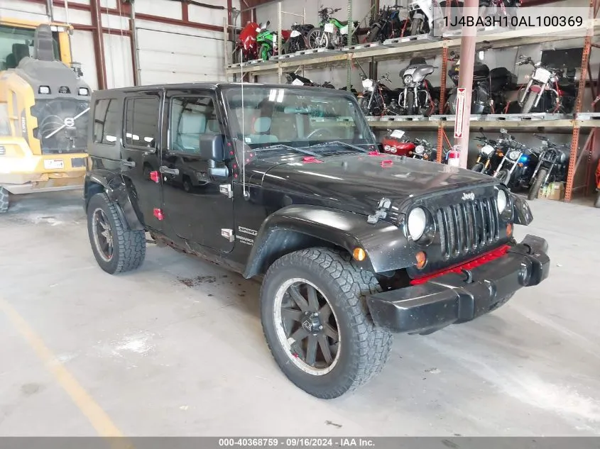 1J4BA3H10AL100369 2010 Jeep Wrangler Unlimited Sport