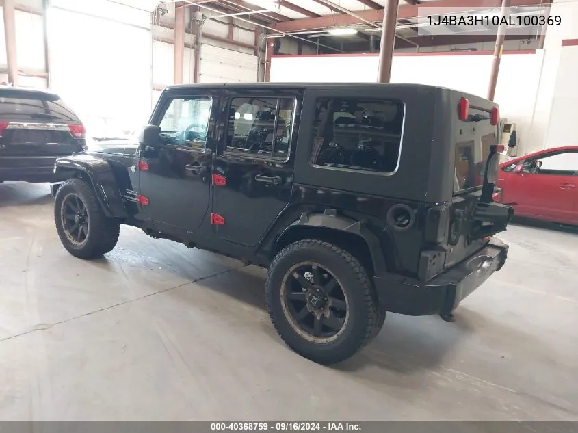 1J4BA3H10AL100369 2010 Jeep Wrangler Unlimited Sport