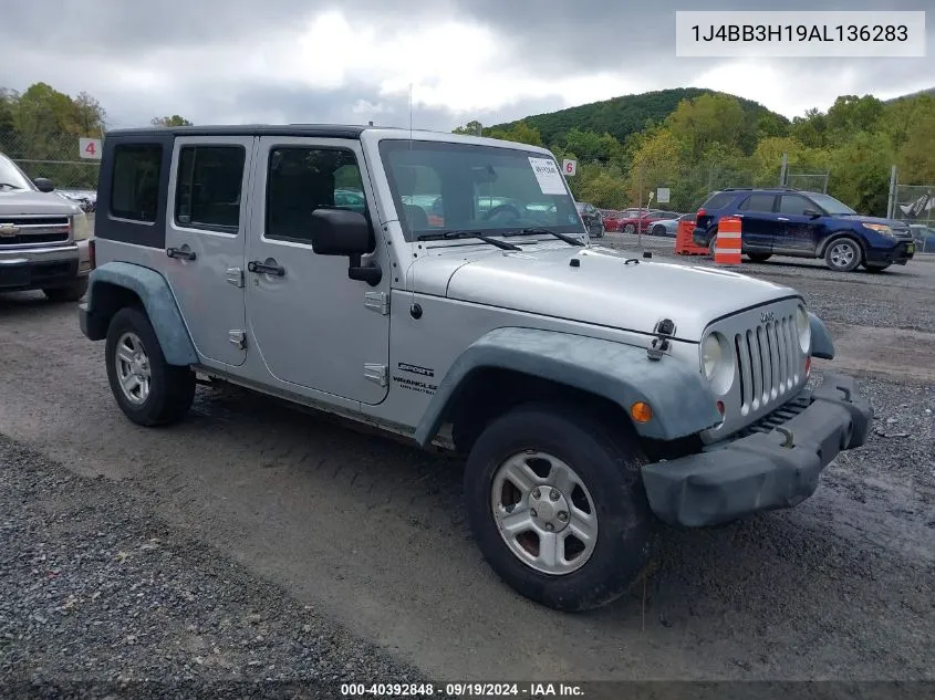 2010 Jeep Wrangler Unlimited Sport VIN: 1J4BB3H19AL136283 Lot: 40392848