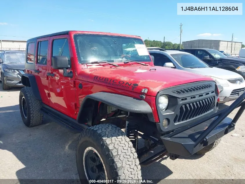 2010 Jeep Wrangler Unlimited Rubicon VIN: 1J4BA6H11AL128604 Lot: 40450317