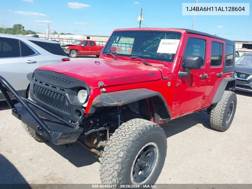 2010 Jeep Wrangler Unlimited Rubicon VIN: 1J4BA6H11AL128604 Lot: 40450317