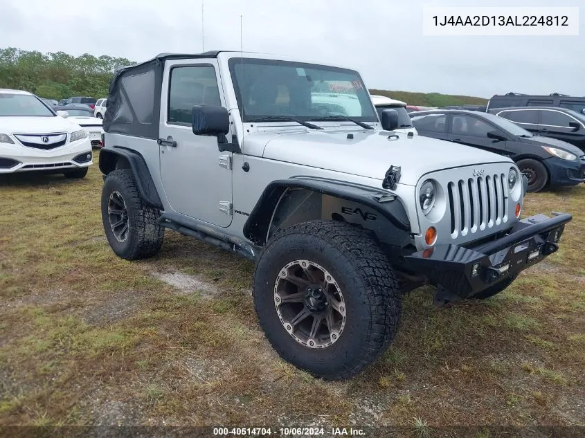 2010 Jeep Wrangler Sport VIN: 1J4AA2D13AL224812 Lot: 40514704