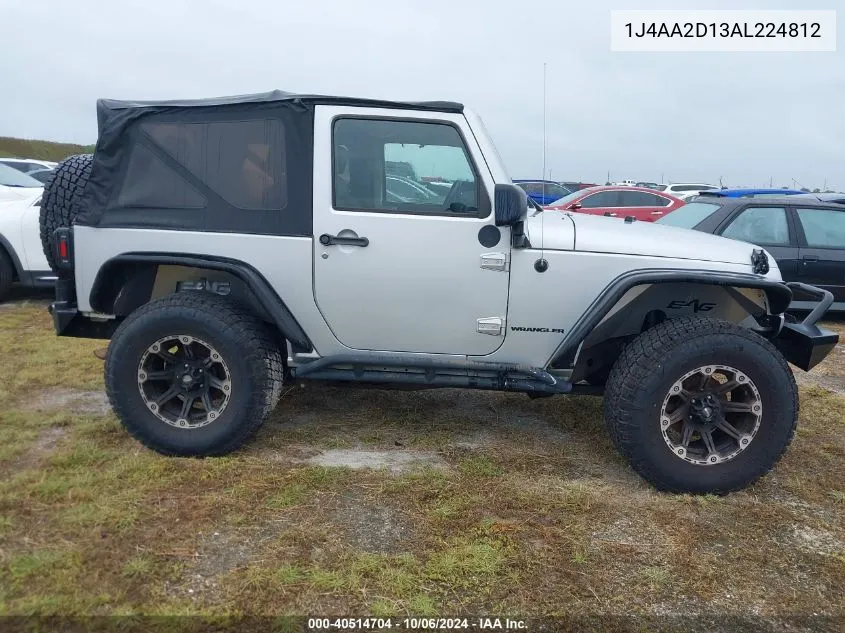 2010 Jeep Wrangler Sport VIN: 1J4AA2D13AL224812 Lot: 40514704