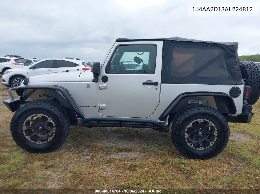 2010 Jeep Wrangler Sport VIN: 1J4AA2D13AL224812 Lot: 40514704